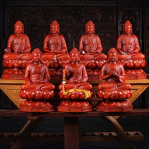 2 Large Vietnamese Wood Seated Buddha Stataue On Lotus With Ball C